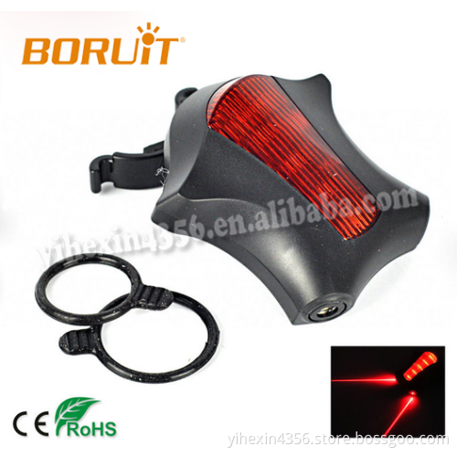 7 Modes With 2 Modes Laser LED Bicycle Tail Light with Laser Light